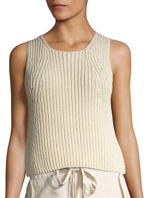 Chunky rib wool tank dress 